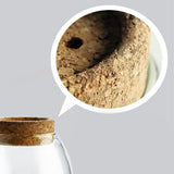 Side Pour Airtight Cork Plug Storage Jar (800ml)