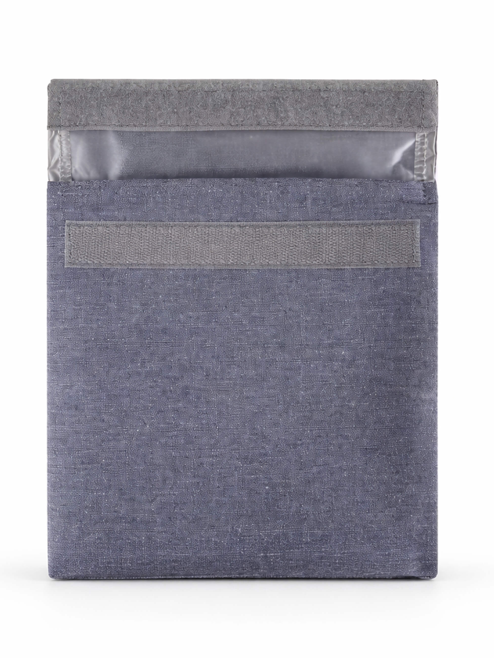 reusable sandwich bag grey washable snack food storage pouch