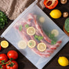 Reusable silicone freezer bag 4000ml storing meat and fresh produce