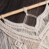 Macrame Handwoven Double Bow Tapestry