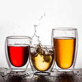 Double Wall Heat Resistant Borosilicate Glass Cup (250ml)