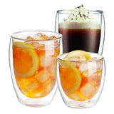 Double Wall Heat Resistant Borosilicate Glass Cup (250ml)