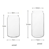 Creative Borosilicate Glass Imitation Drink Can (440ml)