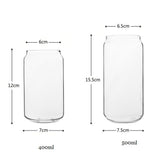 Creative Borosilicate Glass Imitation Tall Drink Can (500ml)