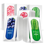 Bioaqua Cherry Blossom Natural Plant Extract Face Mask Treatment (10 Pack)
