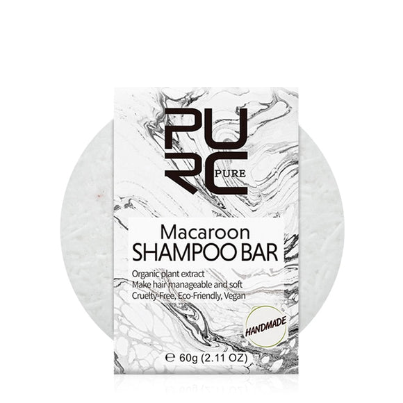 Pure Organic Macaroon Shampoo Soap Bar
