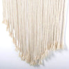 Macrame Handwoven Interlocked Diamond Mesh Tapestry