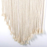 Macrame Handwoven Interlocked Diamond Mesh Tapestry
