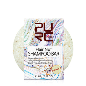 Pure Organic Hair Nut Shampoo Soap Bar
