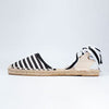 Espadrille Flat Canvas & Hemp Shoes (striped)