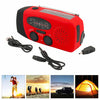 Emergency Dynamo & Solar Powered LED Flashlight, Phone Charger & Radio