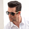 Ralferty Unisex Designer Aviator Bamboo Sunglasses