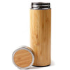 Bamboo Insulated Thermos Water Bottle with Stainless Steel Inner Flask