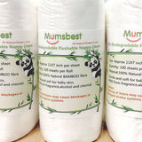 Mumsbest Biodegradable & Flushable Bamboo Nappy Roll Liner (x100 sheets)