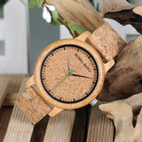 Bobo Bird Bamboo & Cork Eco Quartz Watch