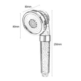 Ionic Purifying & Water Saving Shower Head with Double Pressure