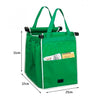 Large Eco-friendly Reusable Shopping Trolley Tote Bags (twin pack)