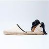 Espadrille Flat Canvas & Hemp Shoes (white)