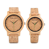 Bobo Bird Bamboo & Cork Eco Quartz Watch