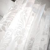 Anti-bacterial & Mildew Resistant Flower Shower Curtain (180 x 180cm)
