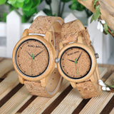 Bobo Bird Bamboo & Cork Eco Quartz Watch