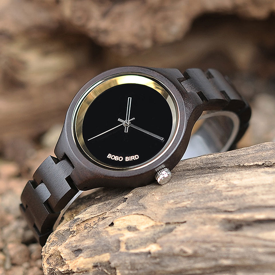 Bobo Bird Elegant Quartz Crystal Watch