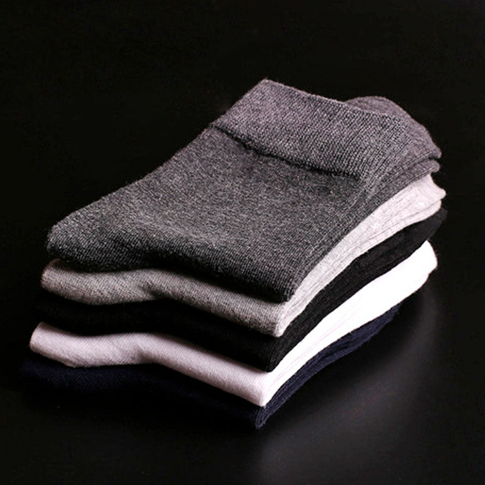 Men's Antibacterial & Breathable Bamboo Fibre Socks (5 pairs)