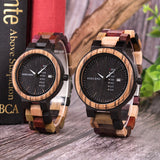 Bobo Bird Men's Colourful Handmade Wooden Watch