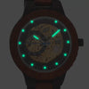 Bobo Bird Men's Wooden Gear-Inspired Mechanical Design Watch (Red Sandalwood)