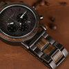 Bobo Bird Men's Wooden & Stainless Steel Chronograph Watch