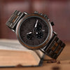Bobo Bird Men's Wooden & Stainless Steel Chronograph Watch