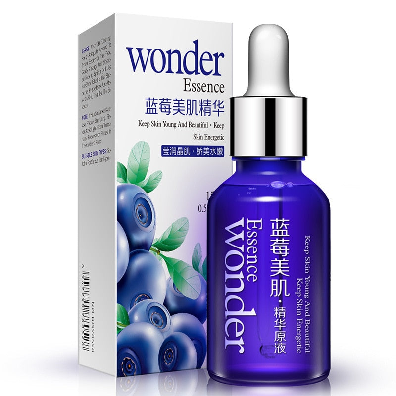 Bioaqua Blueberry Wonder Pure Essence Facial Skin Care Serum