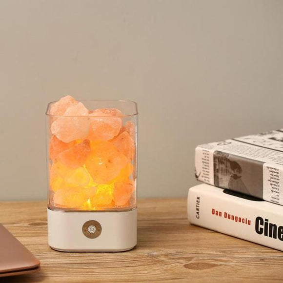 Natural Himalayan Salt Air Purifier Lamp