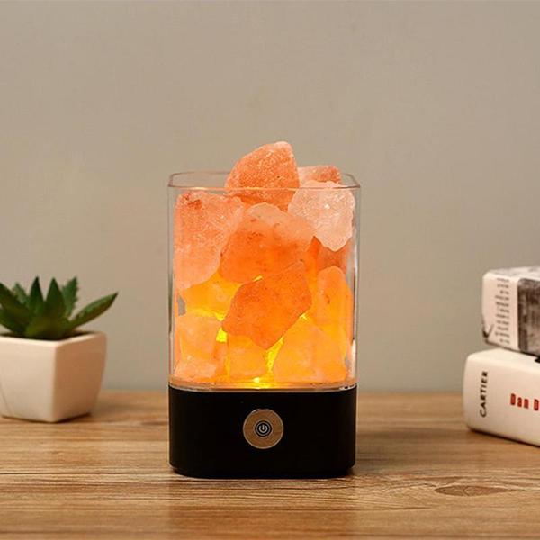 Natural Himalayan Salt Air Purifier Lamp