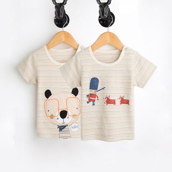 Organic Cotton Cute Baby T-Shirts (twin pack)