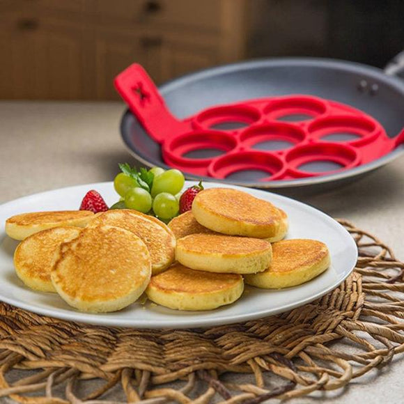 Silicone Non-Stick Frying Pan Seven Mould Shaper