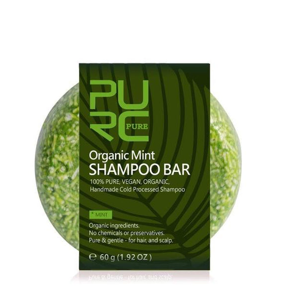 Pure Organic Mint Shampoo Soap Bar