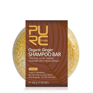 Pure Organic Ginger Shampoo Soap Bar
