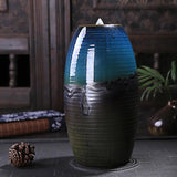 Cascading Smoke Waterfall Incense Burner (Sea Blue)